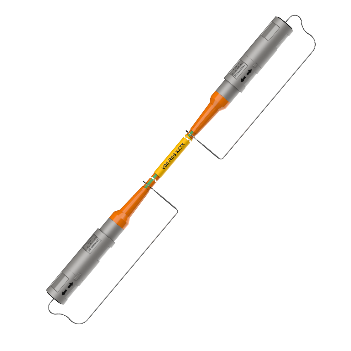 Robust HV TC cable extension  Ø 6,1